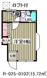 ローズアパートR２５番館の物件間取画像